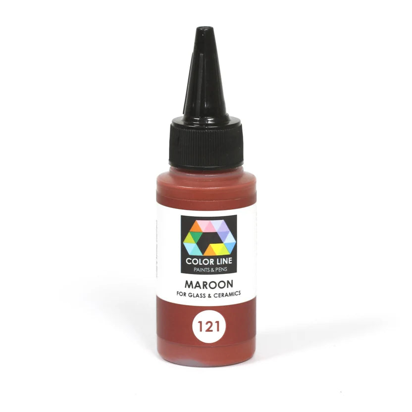 Color Line Paint - Maroon, 2.2 oz.