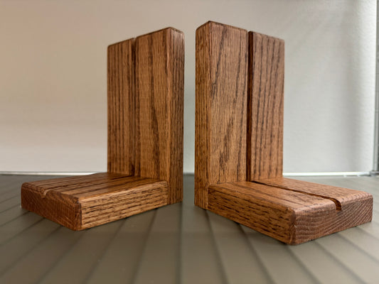 Oak Bookends
