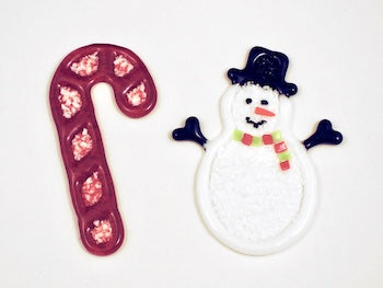 Candy Cane and Snowman (CDV)