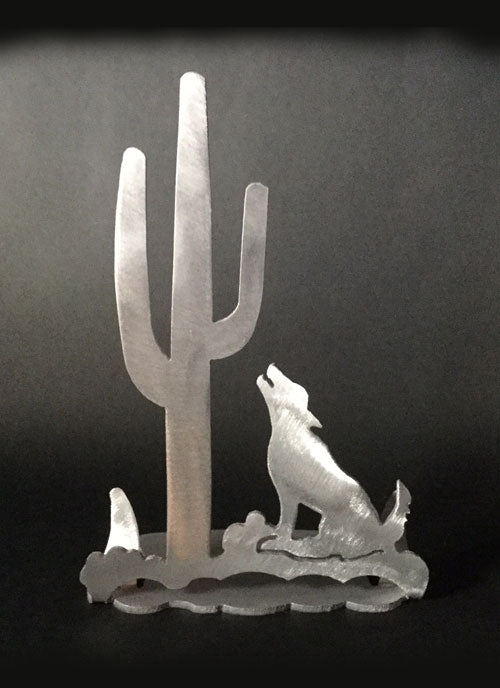 Cactus with Coyote