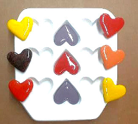 9 Heart Casting Mold (FF 7055)