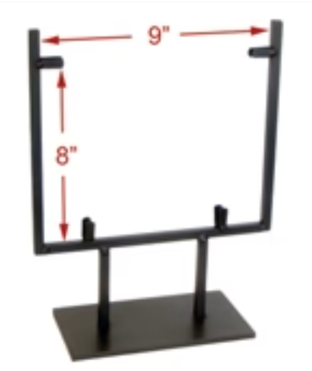 9" Wrought Iron Square