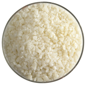 Cream, Opalescent, Frit