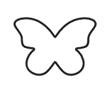 Vitrigraph Pull Plate - Butterfly