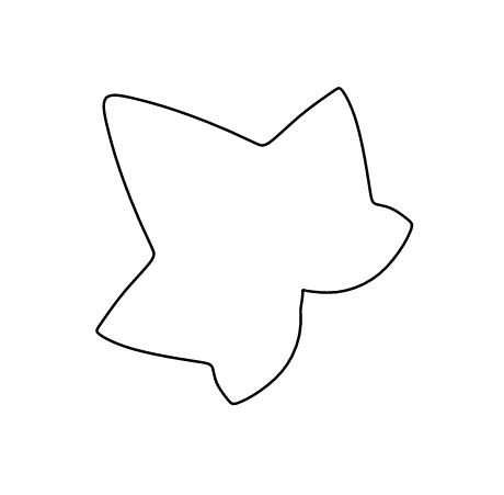 Vitrigraph Pull Plate - Ivy Leaf