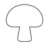 Vitrigraph Pull Plate - Mushroom