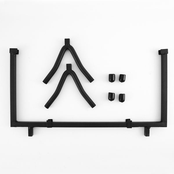 12" Square Black Metal Art Stand