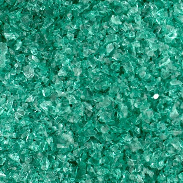 Teal Green Transparent Frit - Oceanside 96