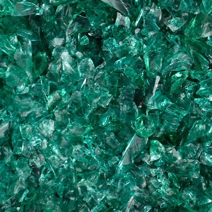 Teal Green Transparent Frit - Oceanside 96