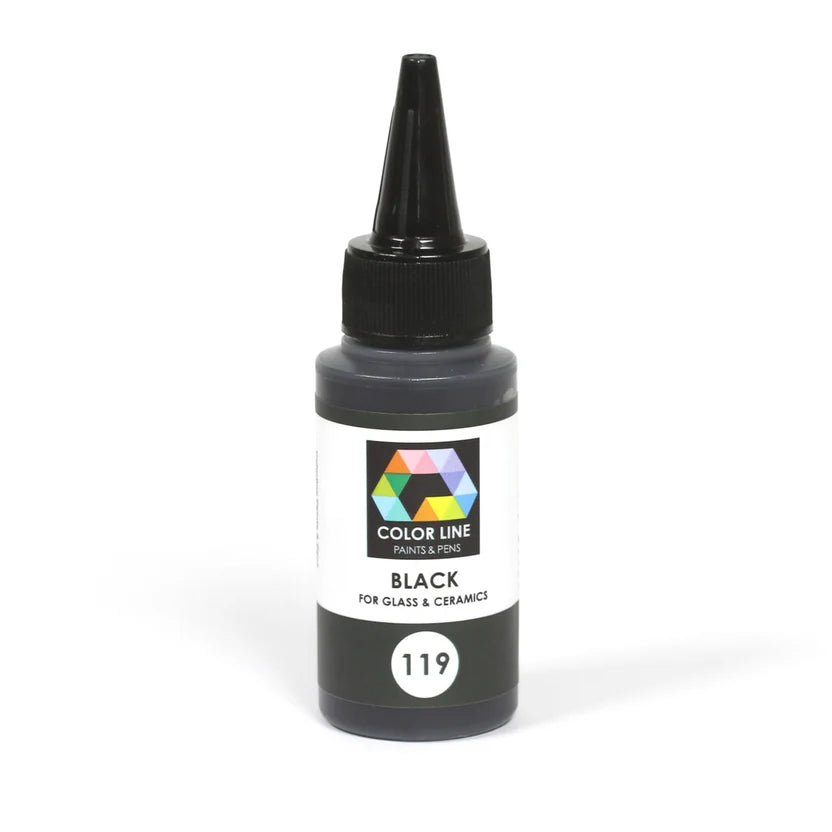 Color Line Paint - Black, 2.2 oz.