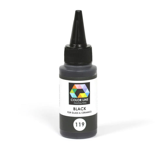 Color Line Paint - Black, 2.2 oz.