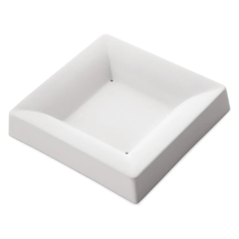 Square Plate, Simple Curve, 5.3 in. (BE 8900)