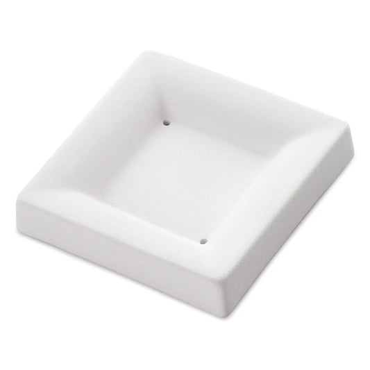 Square Plate, Simple Curve, 3.3 in. (BE 8901)