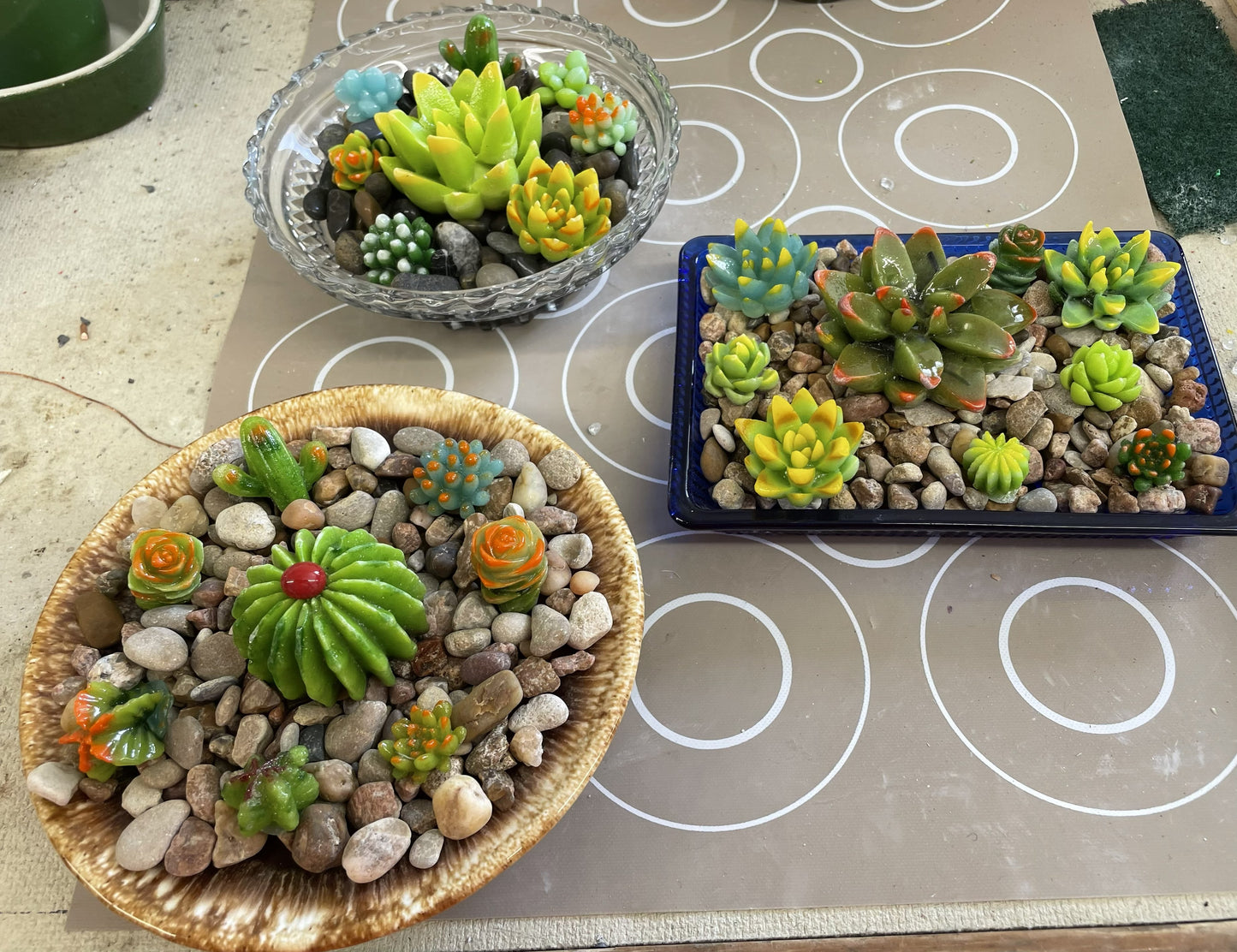 October 17 & 18 | Freeze & Fuse: Succulent (Cacti) Garden and Silicone Mold Making