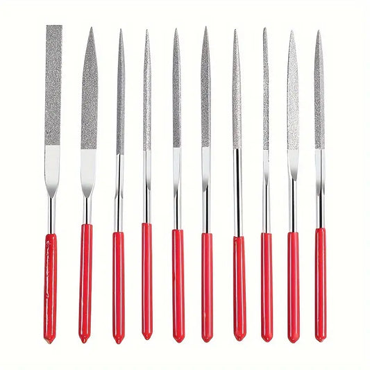 10 Piece Diamond-Coated Small File Set