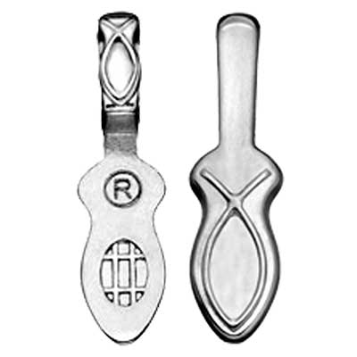 Silver-Plated Fish Bails - Medium