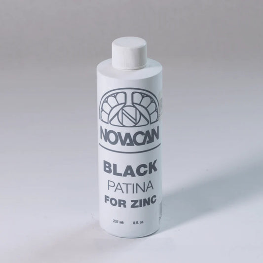 Novacan Black Patina for Zinc, 8 oz.