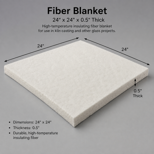 Fiber Blanket - 24" X 24" x 0.5"