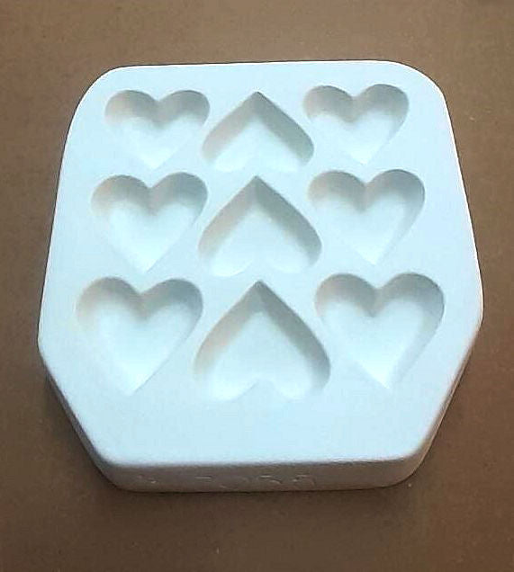 9 Heart Casting Mold (FF 7055)