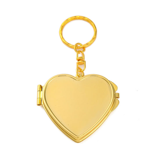 Golden Heart Mirror