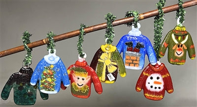 Two Holiday Sweater Ornaments (CPI LF246)