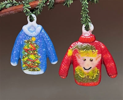 Two Holiday Sweater Ornaments (CPI LF246)