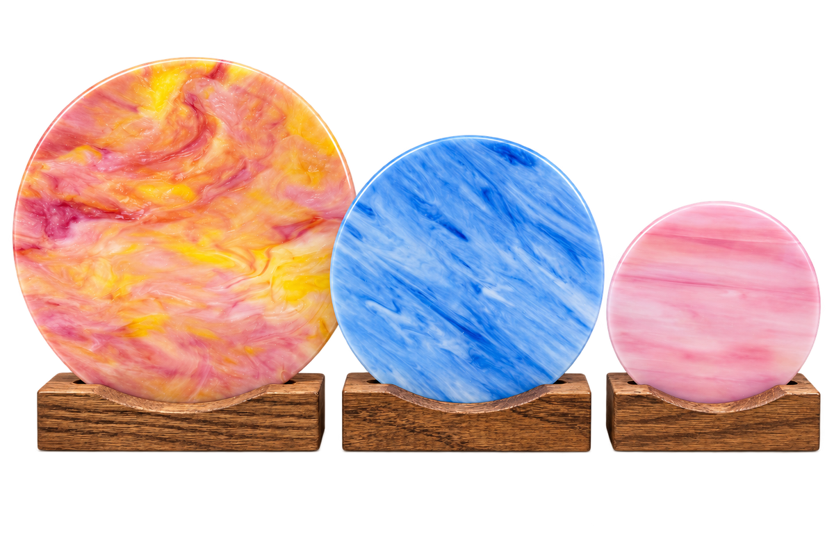 8" Round Oak Stand