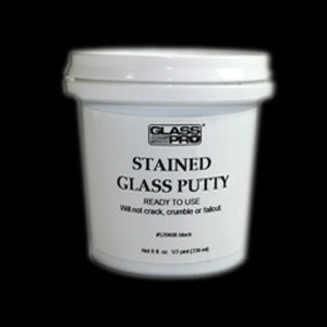 Stained Glass Putty - Black (1/2 pint)