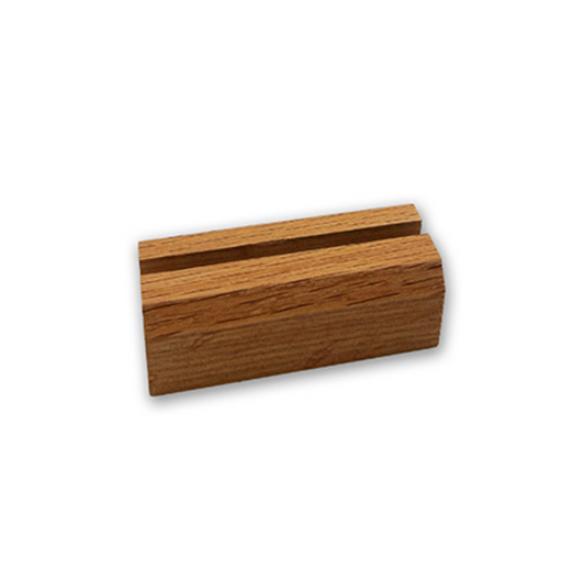 Oak Glass Art Stand 4 in.