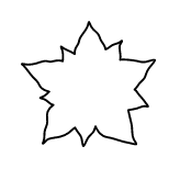 Vitrigraph Pull Plate - Poinsettia