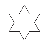 Vitrigraph Pull Plate - Star of David