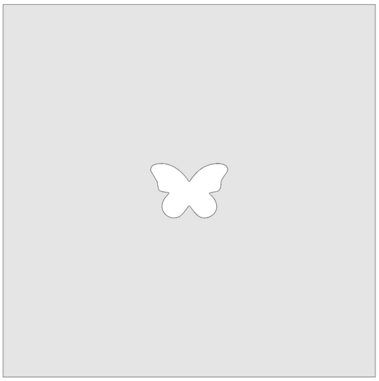 Vitrigraph Pull Plate - Butterfly