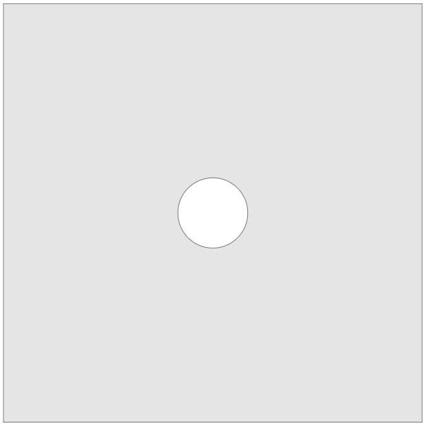 Vitrigraph Pull Plate - Circle (One Inch)