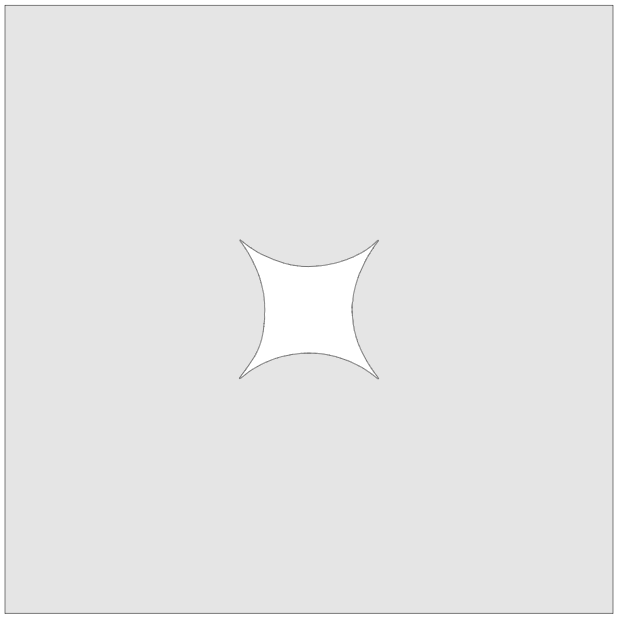 Vitrigraph Pull Plate - Perfect Square