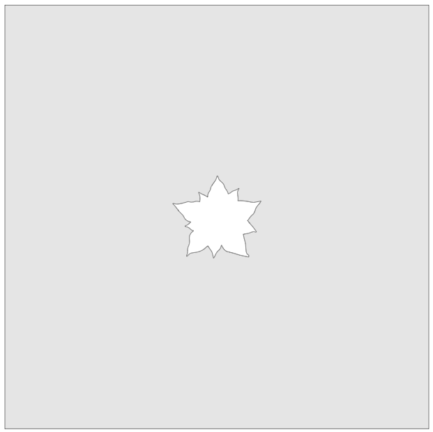 Vitrigraph Pull Plate - Poinsettia