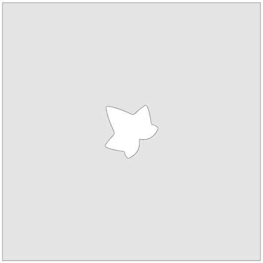 Vitrigraph Pull Plate - Ivy Leaf