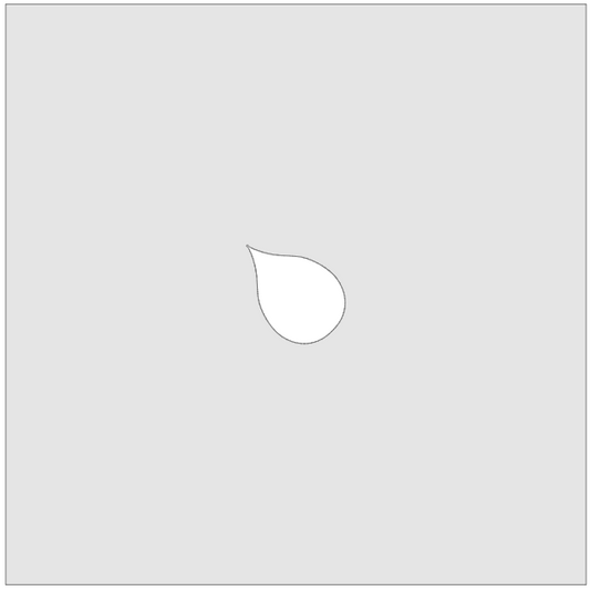 Vitrigraph Pull Plate - Big Leaf
