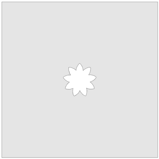 Vitrigraph Pull Plate - Sunflower