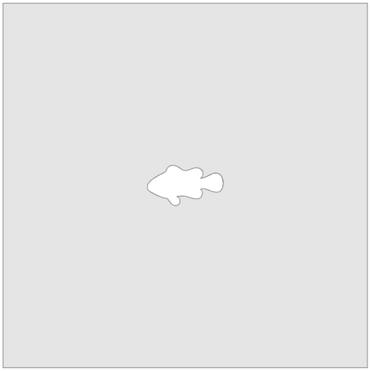 Vitrigraph Pull Plate - Fish