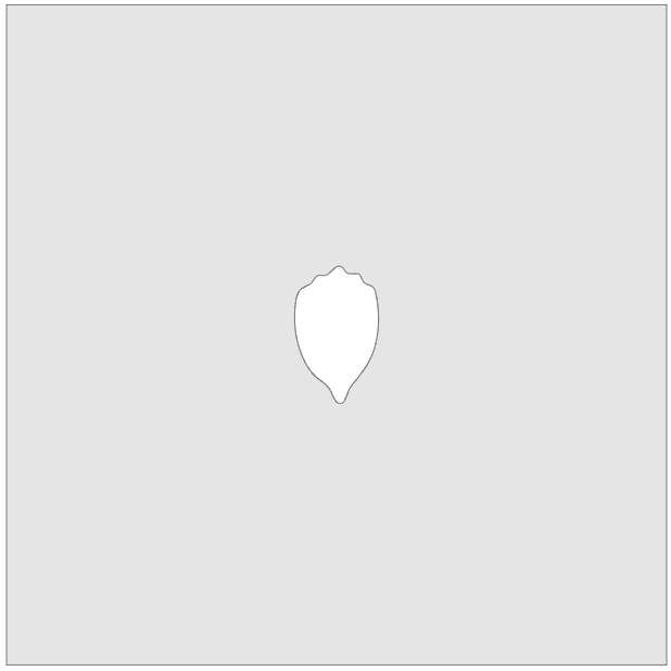 Vitrigraph Pull Plate - Petal