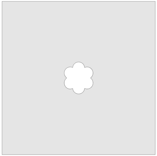 Vitrigraph Pull Plate - Flower (6)