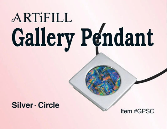 Gallery Pendant - Silver + Circle