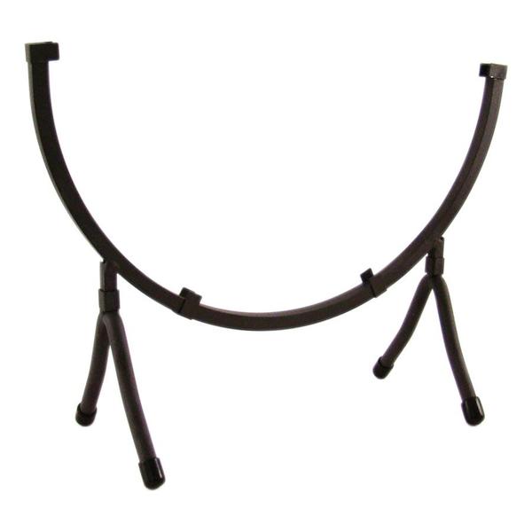 12" Round Black Metal Art Stand