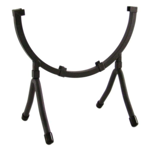 8" Round Black Metal Art Stand