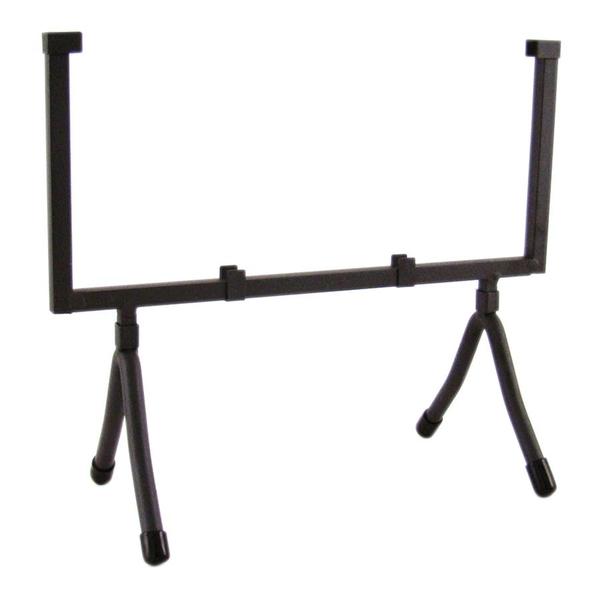 10" Square Black Metal Art Stand