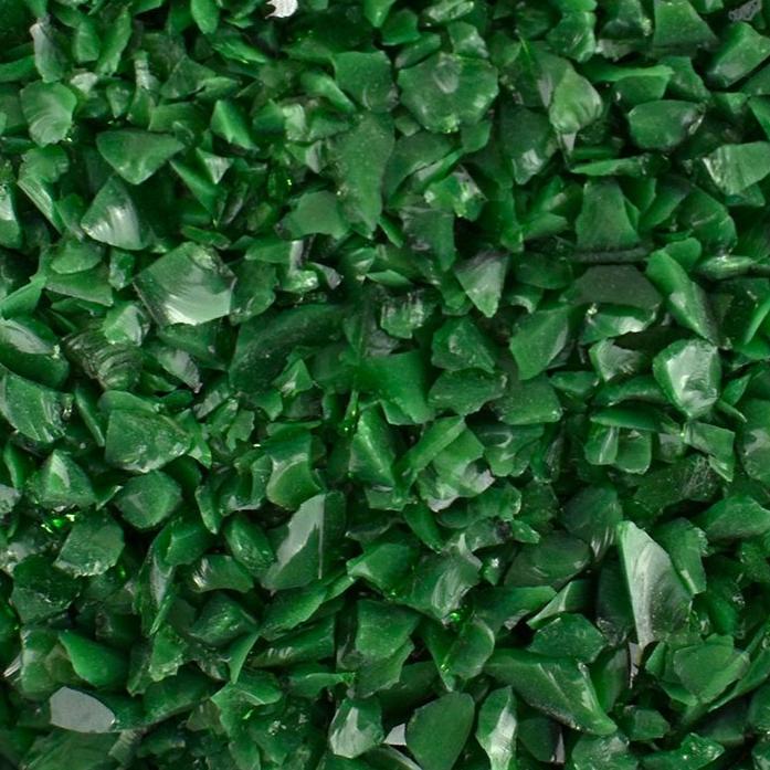 Dark Green Opalescent Frit - Oceanside 96